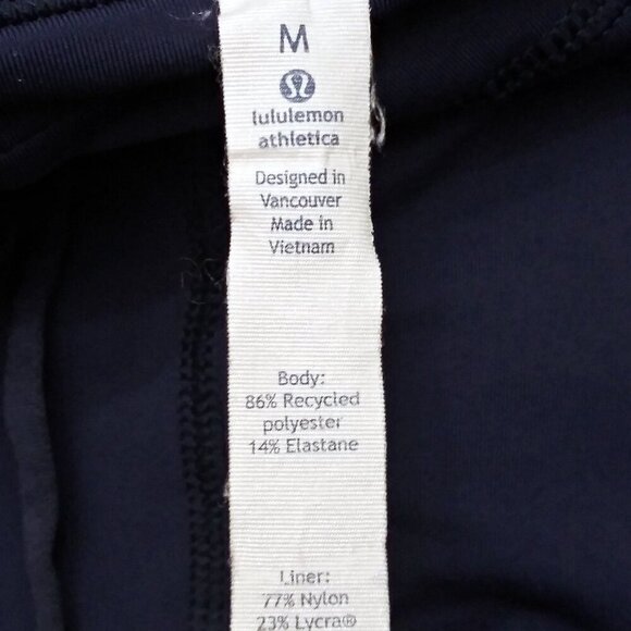 LULULEMON T.H.E Short 9" LINER Logo Print Performance Training Gym Shorts Sz M - Picture 8 of 9